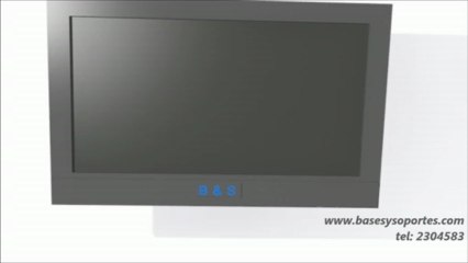 Soportes de pared doble brazo para televisores