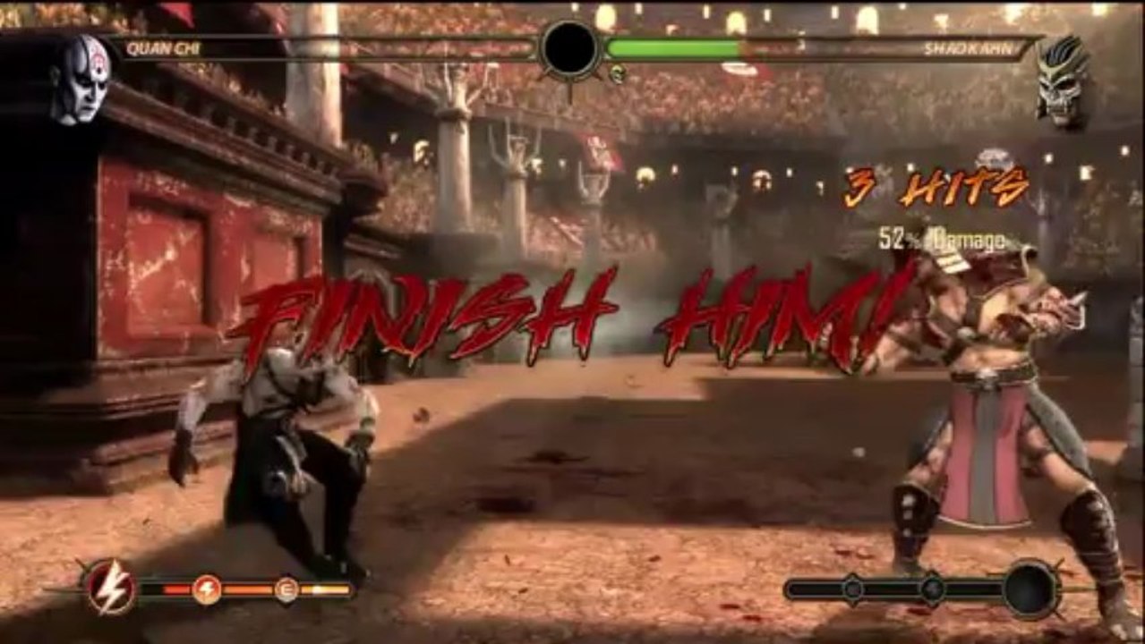 Mortal Kombat 9 Shao Kahn 2ND Fatality HD 720p