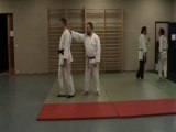 Ushiro eri dori kihon : uchi sabaki, sokumen irimi