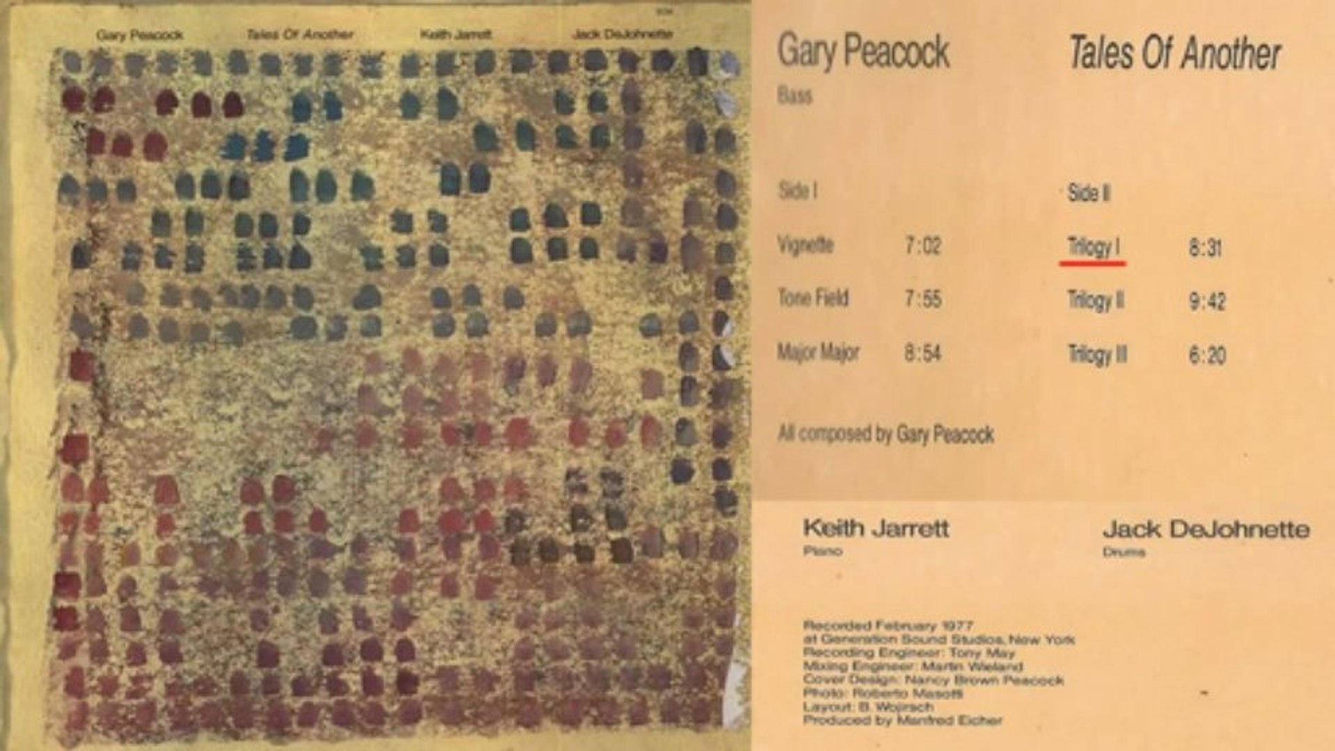 Gary Peacock Trilogy 1