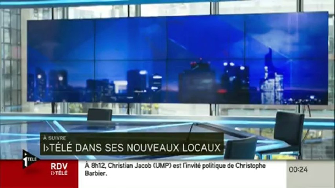 I>TELE fin du dernier journal depuis les studios de Montparnasse