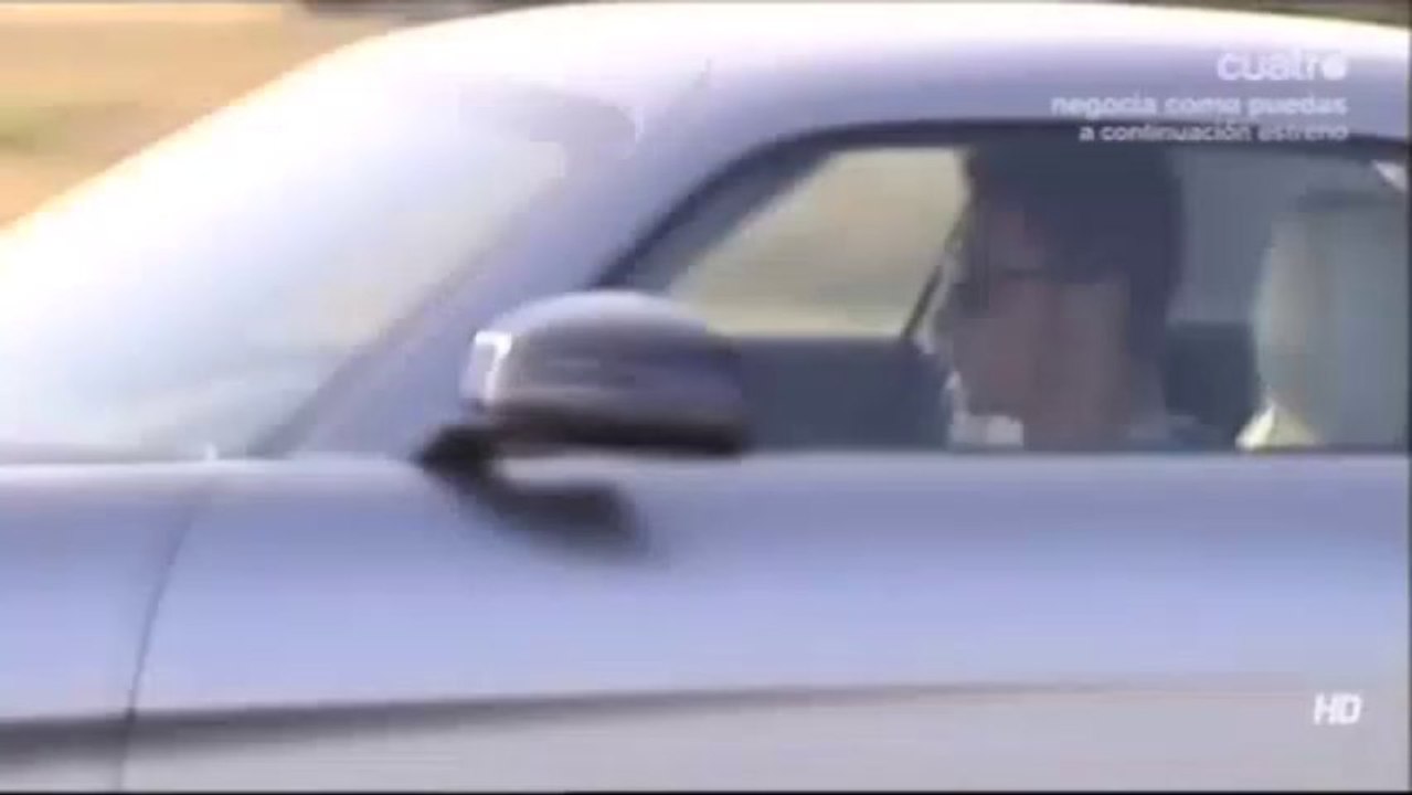 Arrival of the players Real Madrid Mesut Ozil