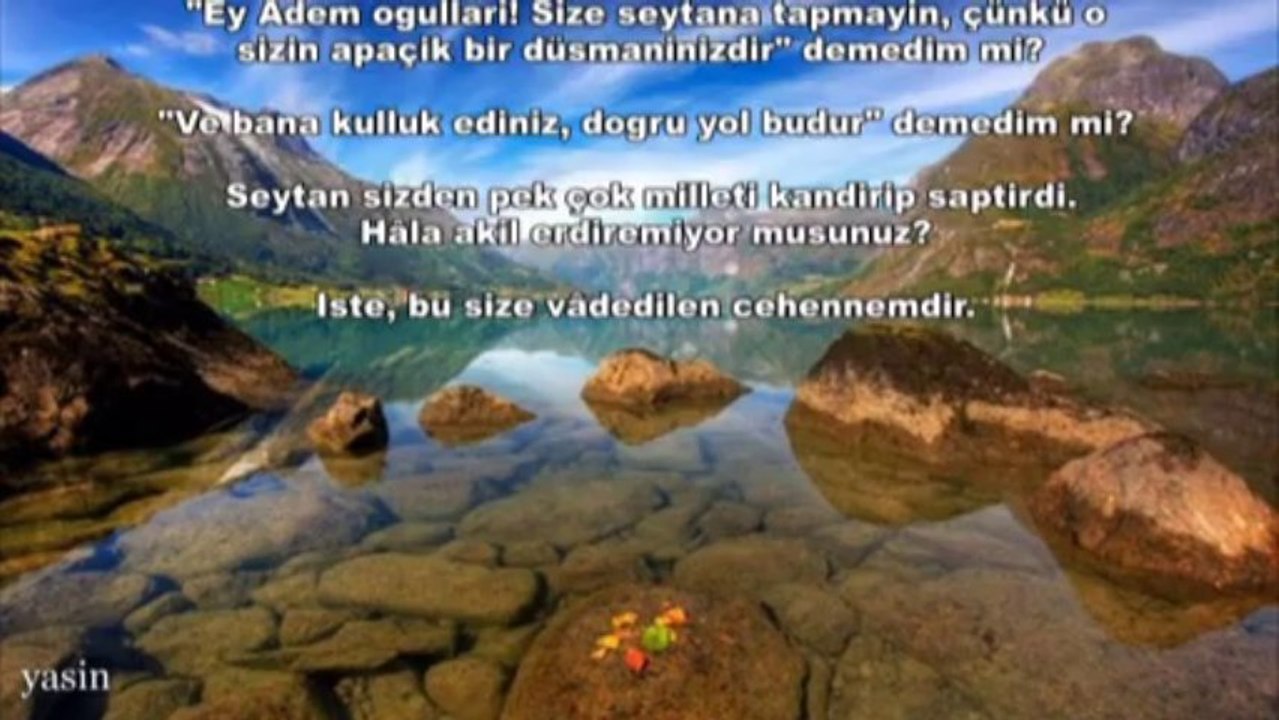 yasin suresi kabe imamından türkçe açıklamalı KURAN (tamamı