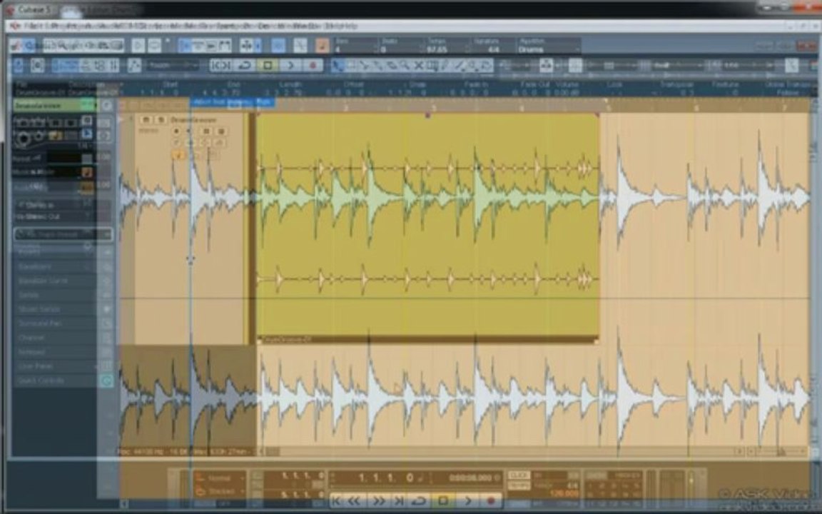 CURSO EN DVD | CUBASE 5 TUTORIAL DVD LEVEL 4 | CLASE 01 - EL AUDIO WARP II