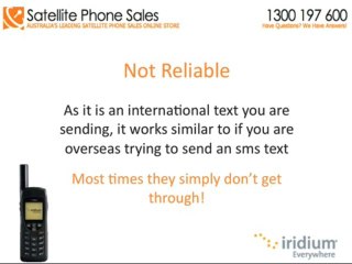 Why Do Not All My Texts From My Iridium 9555 Not Get Through To The End User