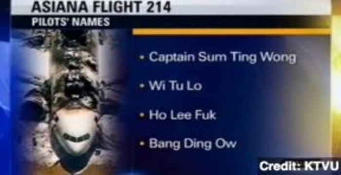 Airline to Sue KTVU Over Fake Pilot Names
