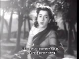 Aankh Khulte Hi Tum- Lata Mangeshkar, Munimji (1955), Music SD Burman, Lyrics Sahir Ludhianvi.