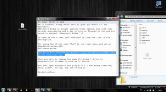 Minecraft 1.6 Hack - Nodus [X ray, fly] (FR) @ gratuit Télécharger Juillet - Août 2013 mettre à jour