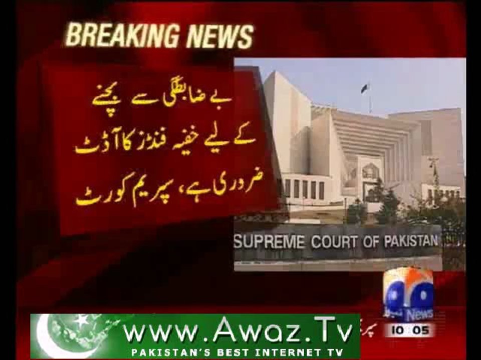 SC order Secrt Fund