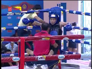 Trận 3: Võ sĩ Cao Viết Trường (Đồng Nai) - Võ sĩ Hà Tấn Đức (Bình Dương)