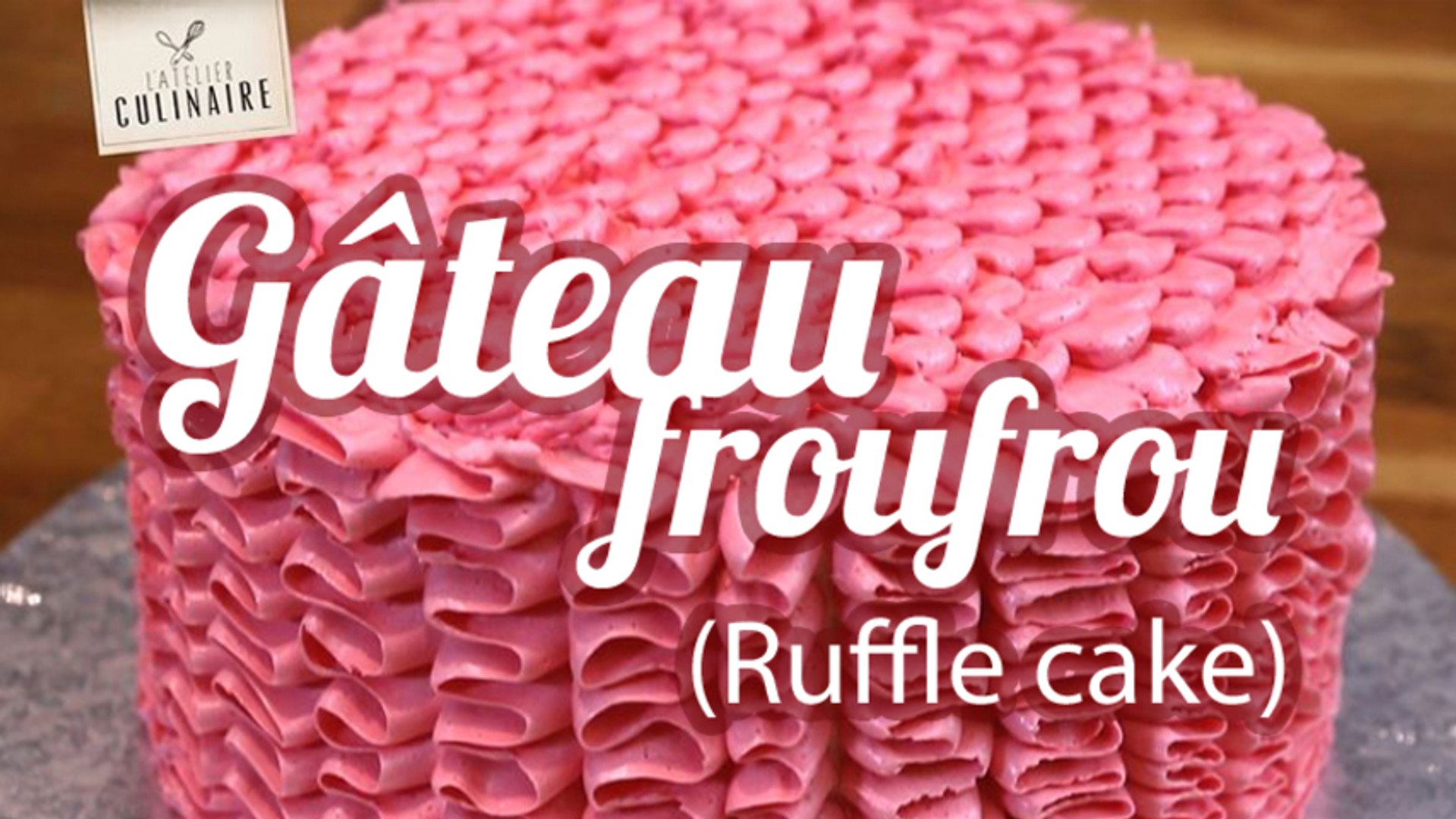 Gateau Froufrou Ruffle Cake Video Dailymotion