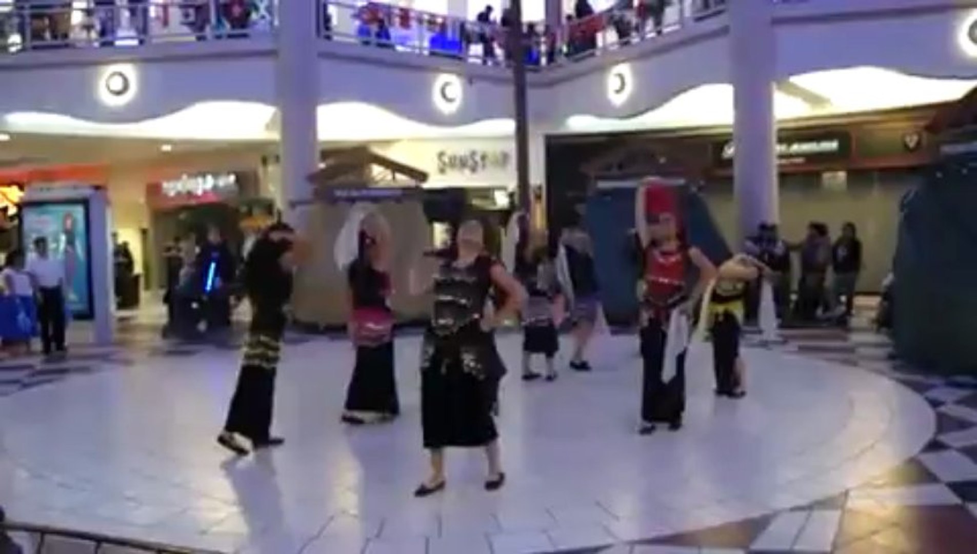 ⁣American girls dancing on indian song(Provo town)