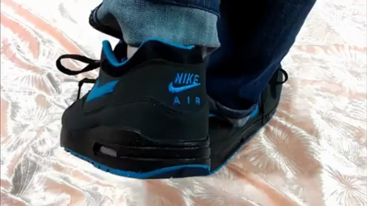 Nike Air Max 1 black blue