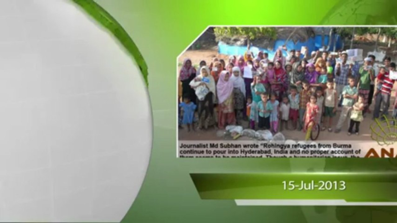 النشرة الأخبارية أراكان اليوم باللغة التركية  - Arakan Haber Ajansı (ANA) - Arakan Başlıklar 15 _ 7 _ 2013