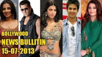 ☞ Bollywood News | John Abraham & Anil Kapoor In Mumbai Saga & More | 15th July 2013