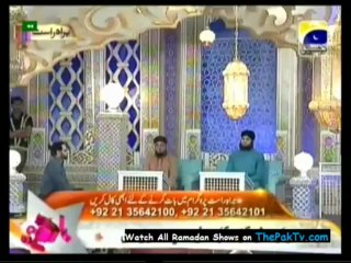 Amaan Ramazan By Geo TV (Saher) - 16th July 2013 - Part 1