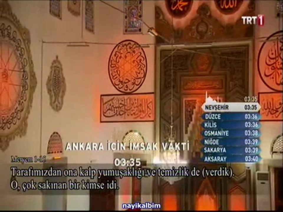 M.Emin Ay Meryem Ramazan 2013