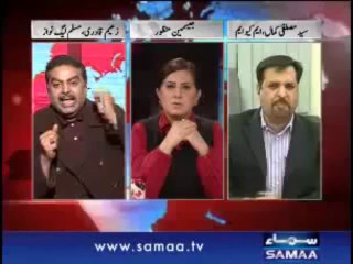 Mustafa Kamal Loosed All His Senses and Used Bad language  against Zaeem Qadri