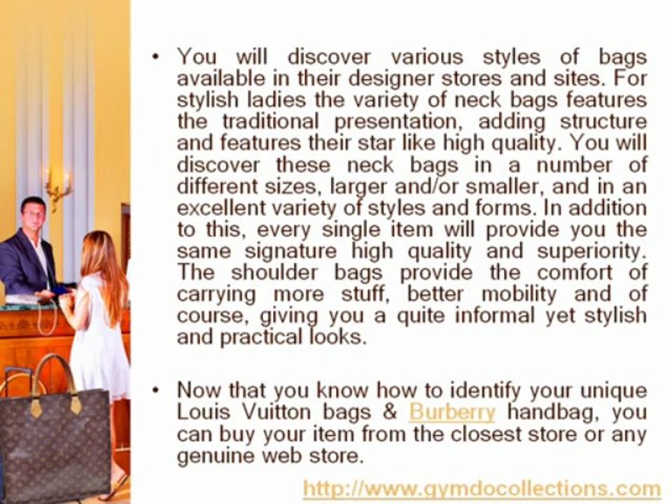 Louis Vuitton, Burberry, Designer