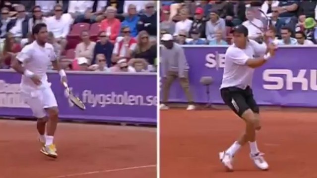 Co za punkt Berlocq zachwycił w meczu z Verdasco