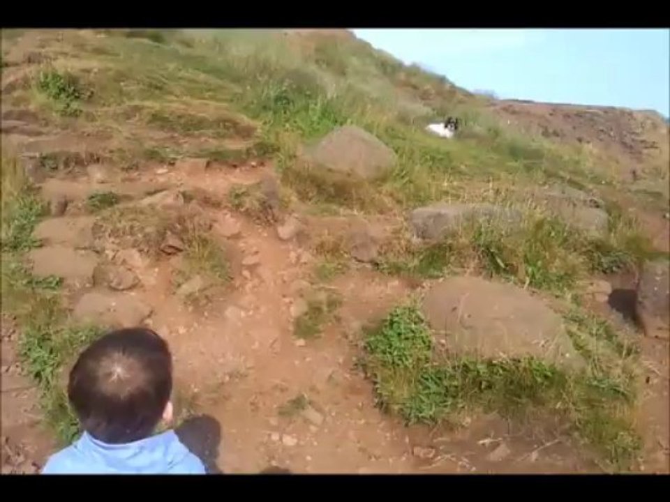PaddyClimbsArthurSeat