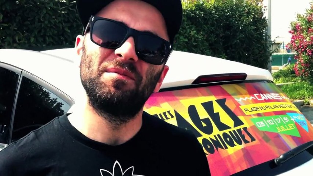 Arrivée de GRAMATIK à l'Aéroport de Nice - live @ Plages Electroniques, Cannes - mercredi 17 juillet 2013