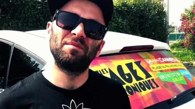 Arrivée de GRAMATIK à l'Aéroport de Nice - live @ Plages Electroniques, Cannes - mercredi 17 juillet 2013