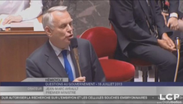 Jean-Marc Ayrault fustige les propos minables d'un député