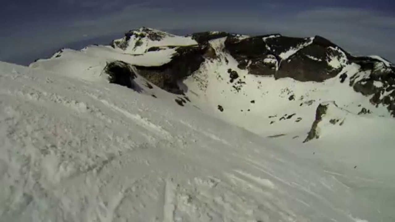 富士山滑走