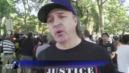 LA residents protest against Zimmerman acquittal