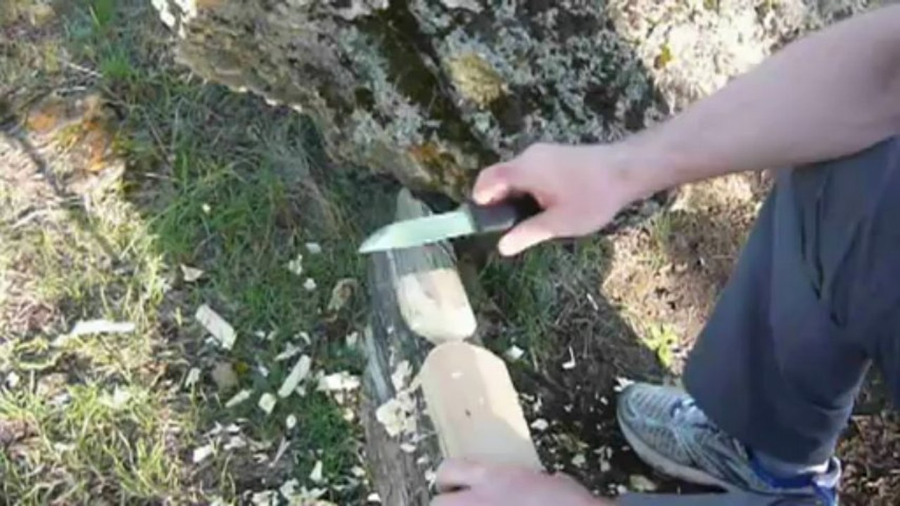 Рез по дереву: Mora Bushcraft Force