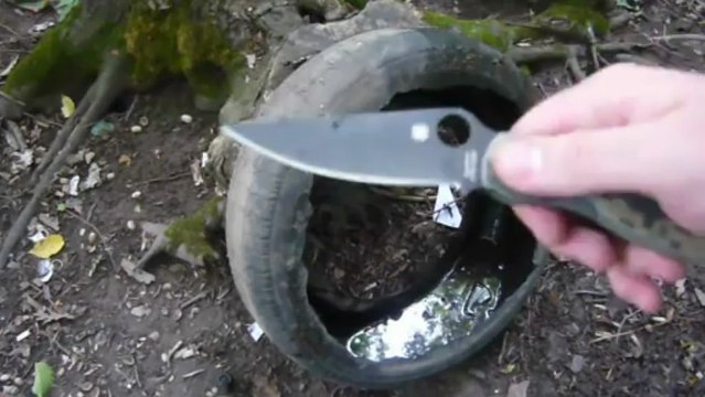 Тест по покрышке: Spyderco Military