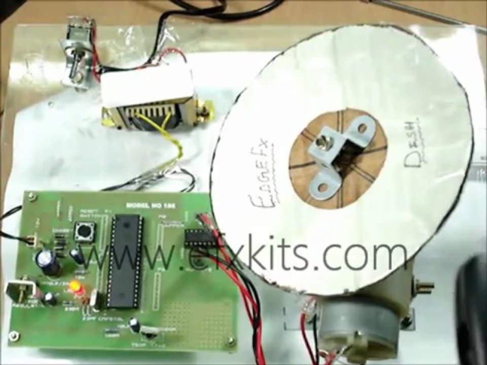 Dish Position Control By Stepper Motor_Geared Motor and IR Remote