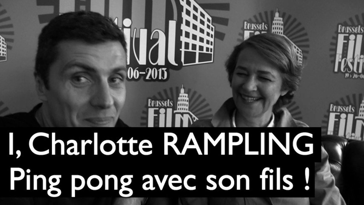 I, Charlotte Rampling et son fils Barnady Southcombe