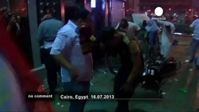 Violence at pro-Morsi protest - no comment