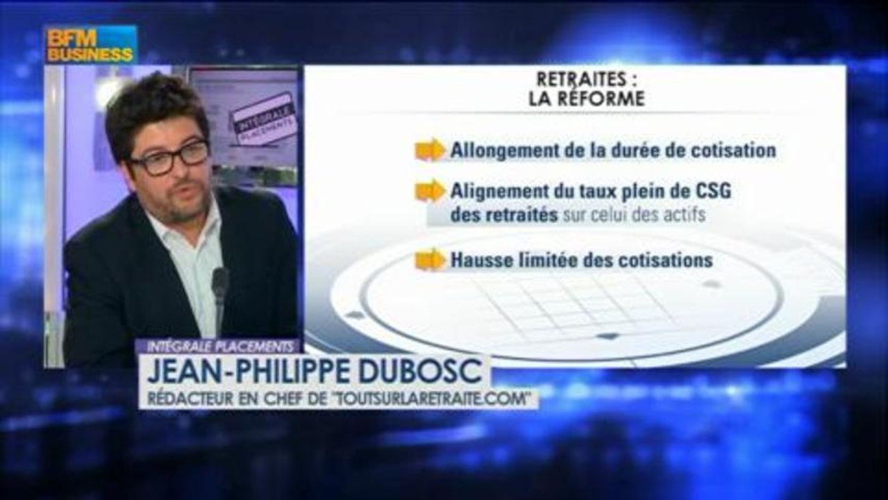 Retraite: vers une petite réforme, pas un big bang: JP Dubosc, Intégrale Placements - 16 juillet