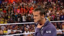Brock Lesnar & CM Punk Brawl FULL SEGMENT { WWE RAW 15/07/2013 }