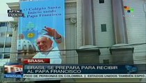 Crisis social no afectarán viaje del Papa Francisco a Brasil