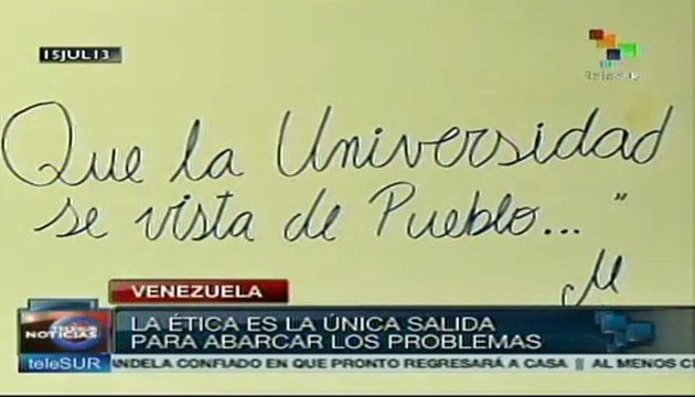 Estudiantes venezolanos exigen el fin de la huelga universitaria