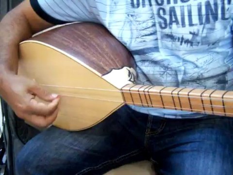 kısa sap gitar burgulu maun bağlama