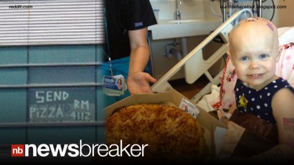 SEND PIZZA!: Message Posted on Cancer Stricken Girl’s Hospital Window Goes Viral