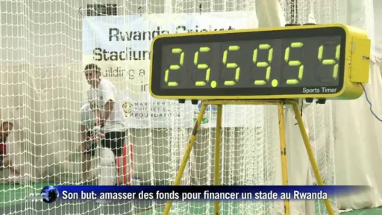 Un étudiant britannique frappe des balles de cricket pendant 26 heures