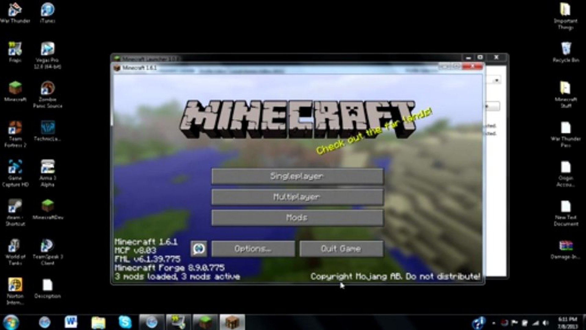 How To Install Minecraft Forge 1 6 1 1 6 2 New July 14th Video Dailymotion