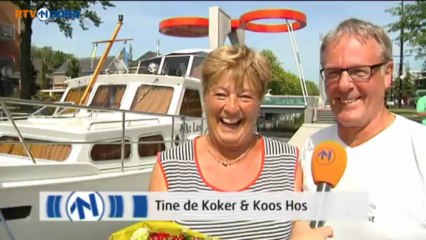 Duizendste boot vaart Stadskanaal binnen - RTV Noord