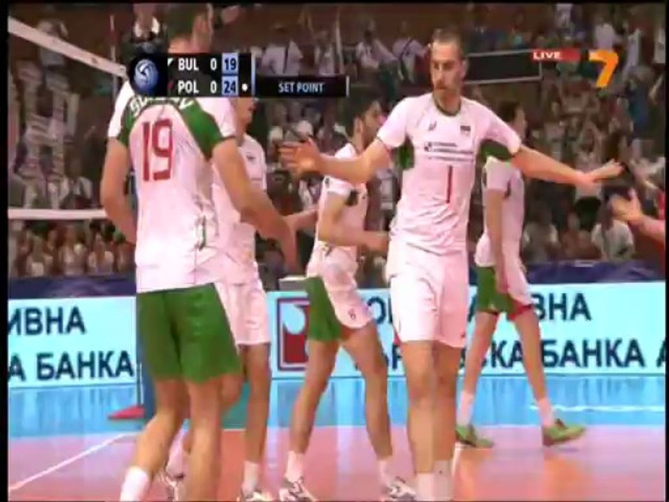 Bulgaria - Poland 13.07.2013 World League volleyball 1/3