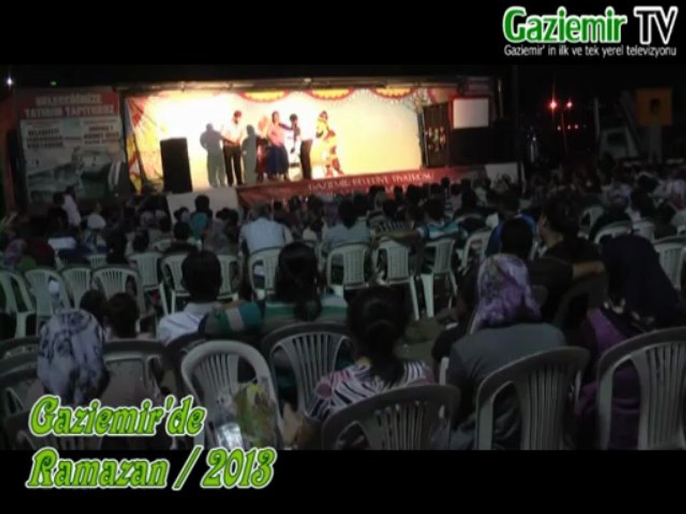 Gaziemir Belediyesi Ramazan 2013 Aktepe Mahallesi İftar Programı