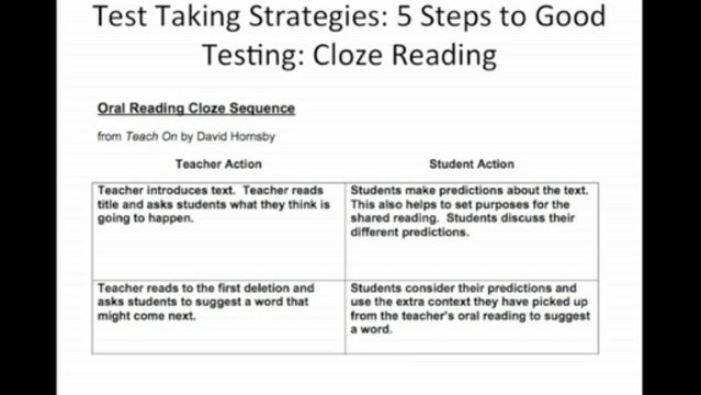 Best Test Taking Strategies