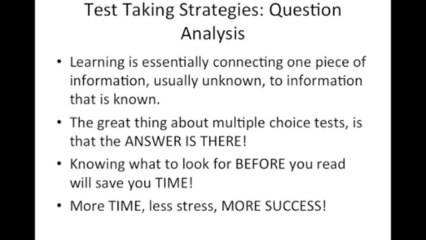 Best Test Taking Strategies