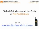 How to find out about pre paid options for  an iridium 9555 satellite phone