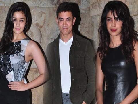 Arjun Kapoor Alia Bhatt Priyanka Chopra and Others at Aamir Khan BIG BASH